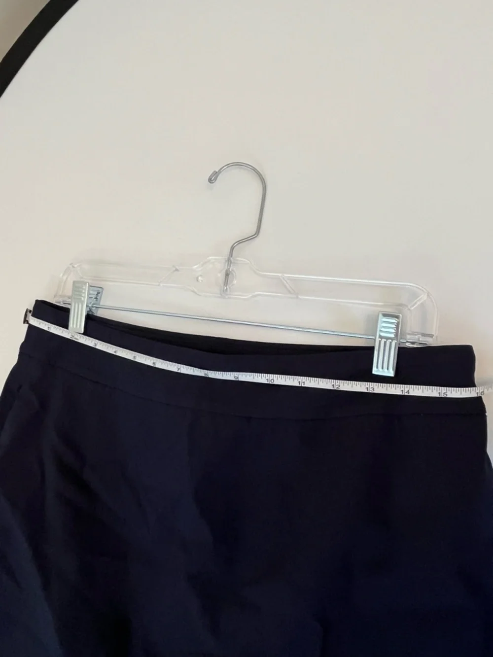 J McLaughlin Scallop-Hem Skort in Navy Blue Size Medium - Picture 7 of 10